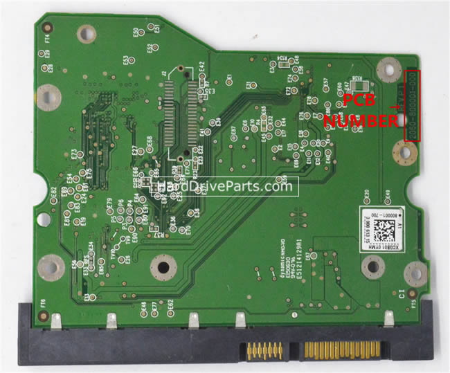 2060-800001-000 PCB Disque Dur WD