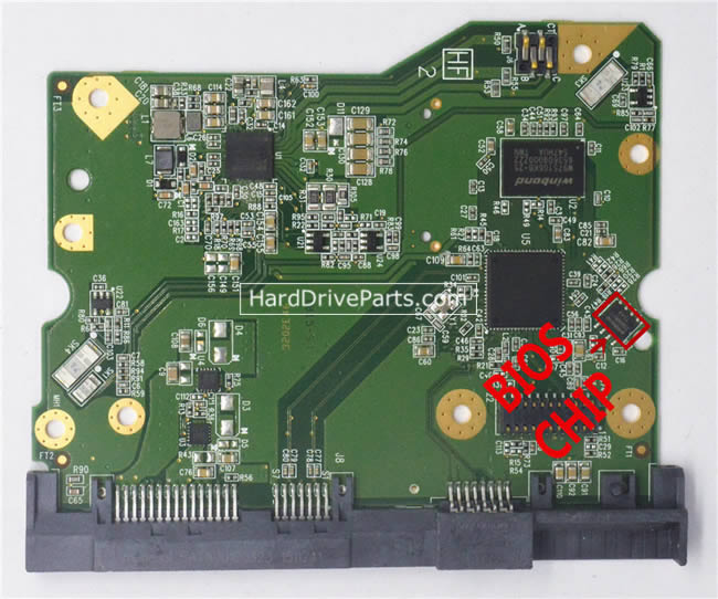 WD WD60EZRX Carte PCB 2060-800001-004