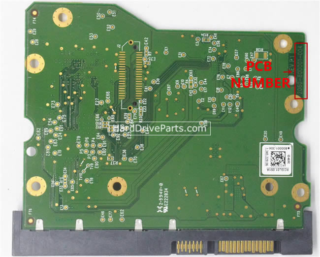 WD WD60EZRX Carte PCB 2060-800001-004