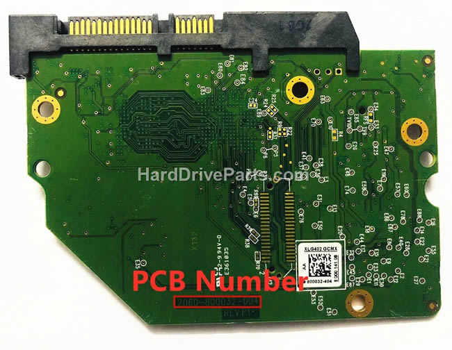 WD WD2005FBYZ Carte PCB 2060-800032-004