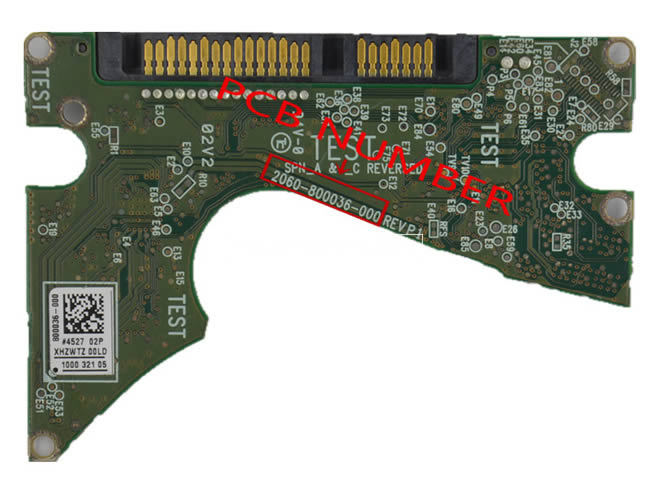 2060-800036-000 PCB Disque Dur WD