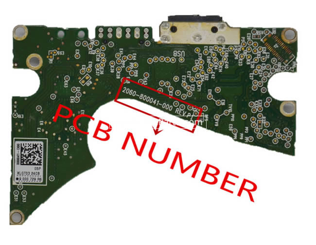 2060-800041-000 PCB Disque Dur WD