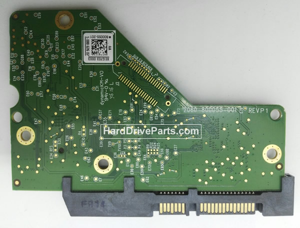 WD40EFRX Western Digital Carte PCB Contrôleur Disque Dur 2060-800055-001