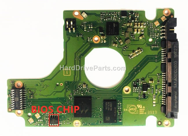 WD WD10SPZX Carte PCB 2060-800066-004