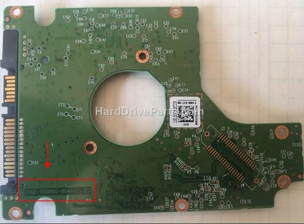 WD WD10SPZX Carte PCB 2060-800066-004