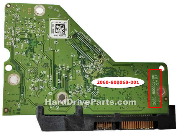 2060-800068-001 PCB Disque Dur WD