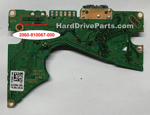 2060-810067-000 PCB Disque Dur WD