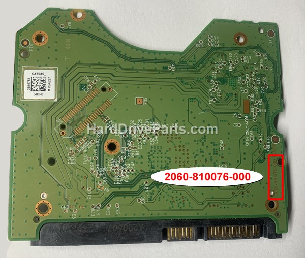 2060-810076-000 PCB Disque Dur WD - Cliquez sur l'image pour la fermer