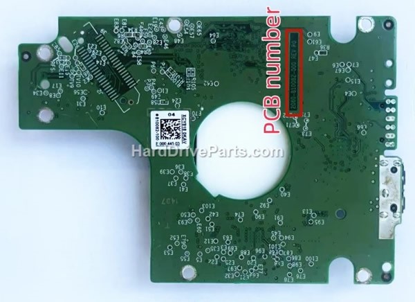 2060-810082-000 PCB Disque Dur WD - Cliquez sur l'image pour la fermer