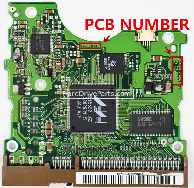 Samsung SP0802N Carte PCB BF41-00063A