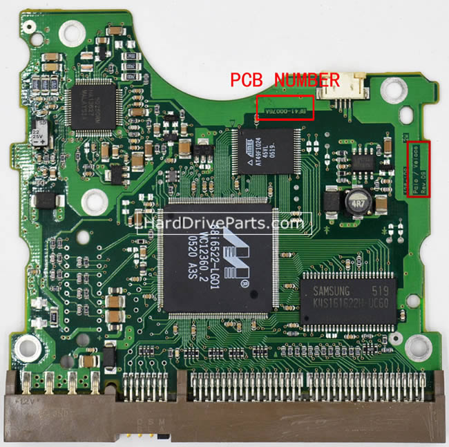 Samsung SP1203N Carte PCB BF41-00076A