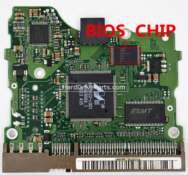 Samsung SP0802N Carte PCB BF41-00080A