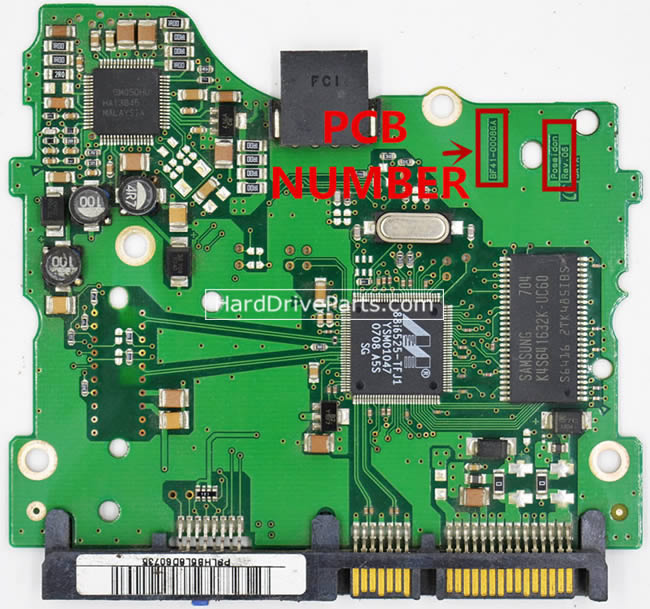 Samsung SP2004C Carte PCB BF41-00086A