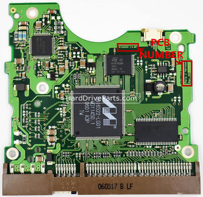 Samsung SP1604N/R Carte PCB BF41-00091A