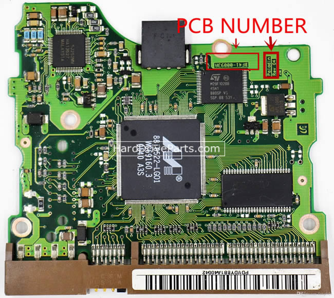 Samsung SP0802N Carte PCB BF41-00093A