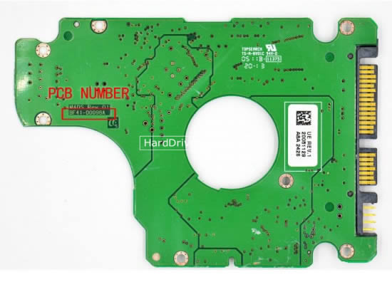 Samsung HM020GI Carte PCB BF41-00098A