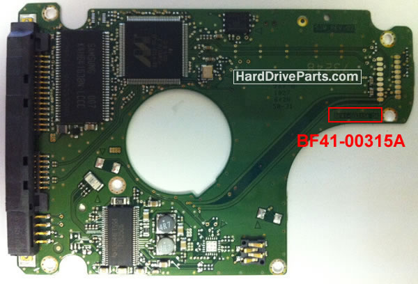 HM500JJ Samsung PCB Contrôleur Disque Dur BF41-00315A