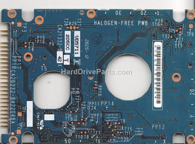 Fujitsu MHV2040BH Carte PCB CA26332-B42204BA