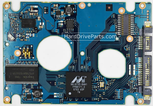 MHV2080BH PL Fujitsu Carte PCB Contrôleur Disque Dur CA26338-B74104BA