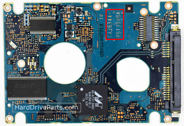 MHZ2160BJ FFS G2 Fujitsu Carte PCB Contrôleur Disque Dur CA26344-B51304BA
