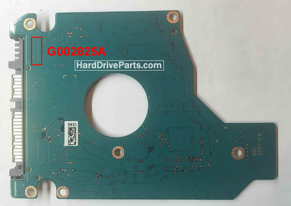G002825A PCB Disque Dur Toshiba - Cliquez sur l'image pour la fermer