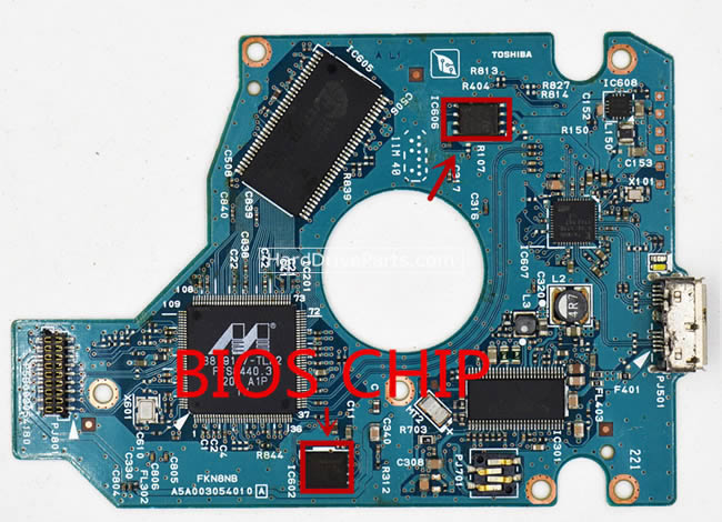 Toshiba MK5059GUXP Carte PCB G003054A