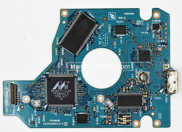 MK7575GUX Toshiba Carte PCB Contrôleur Disque Dur G003054A