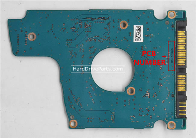 Toshiba MQ01ABD100 Carte PCB G003235B