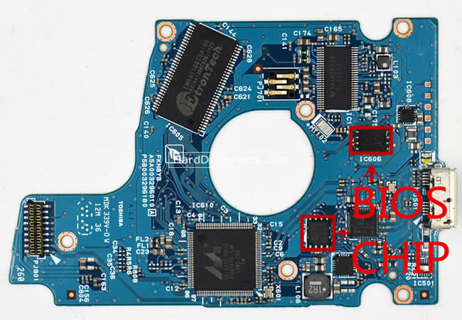 G003296A PCB Disque Dur Toshiba