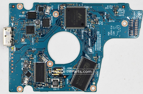 MQ01UBB200 Toshiba Carte PCB Contrôleur Disque Dur G003309A