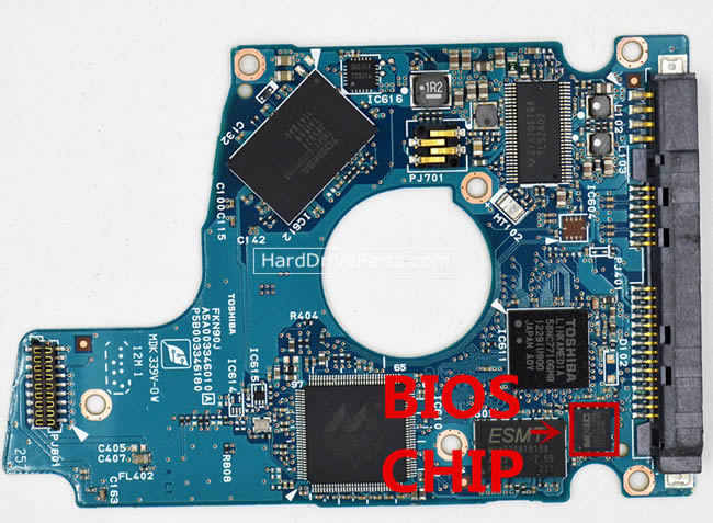 G3346A PCB Disque Dur Toshiba