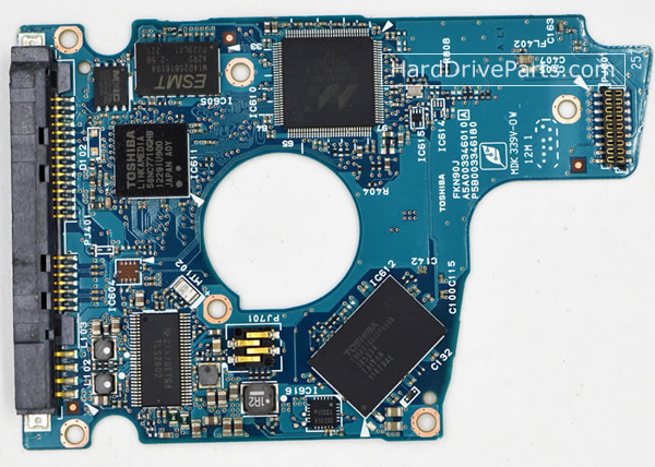 G3346A PCB Disque Dur Toshiba - Cliquez sur l'image pour la fermer