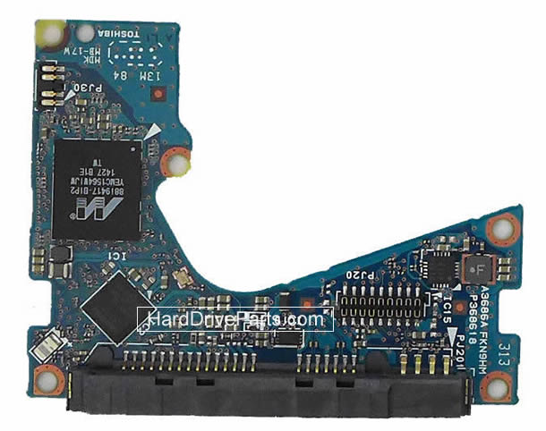 G3686A PCB Disque Dur Toshiba - Cliquez sur l'image pour la fermer