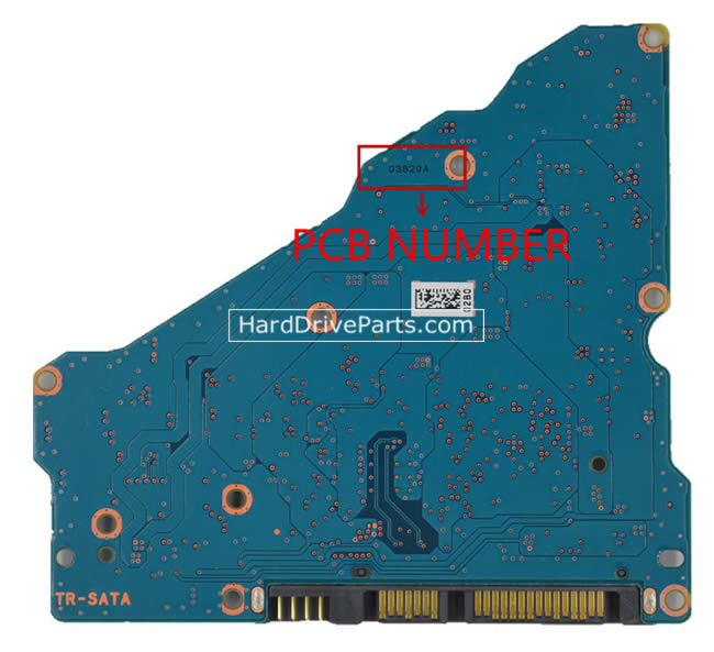 Toshiba HDWE160UZSVA Carte PCB G3820A