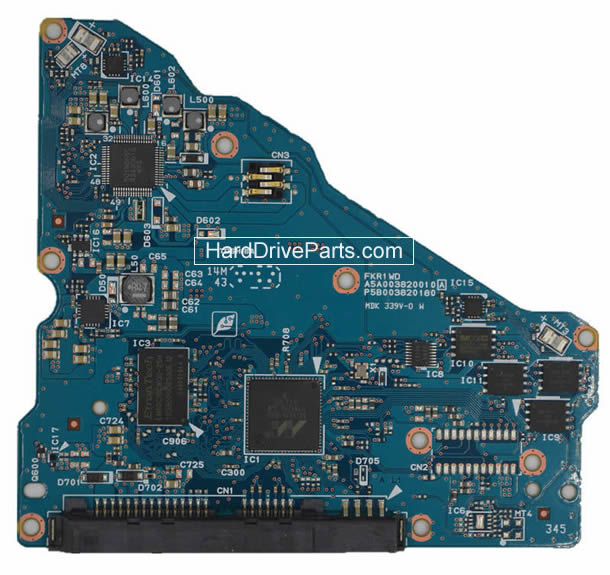 MD04ACA600 Toshiba Carte PCB Contrôleur Disque Dur G3820A