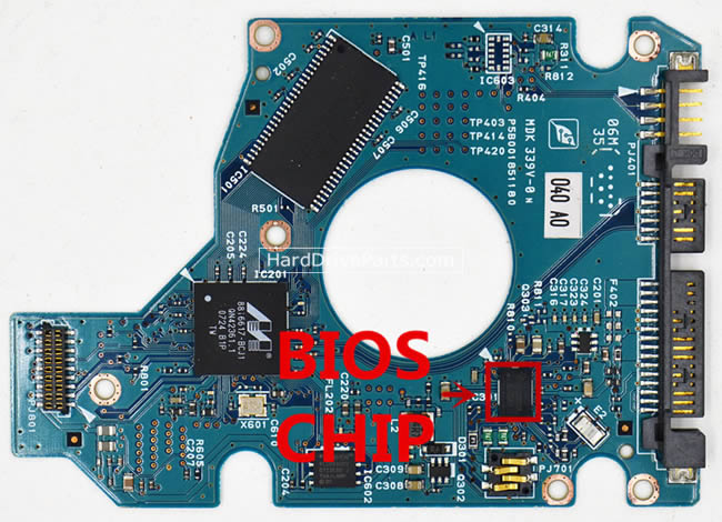 G5B001851000-A PCB Disque Dur Toshiba