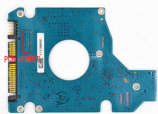 G5B001851000-A PCB Disque Dur Toshiba