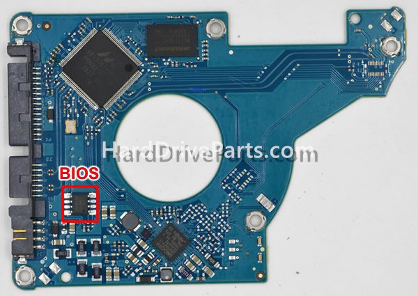 Échanger la puce du bios 100726606 PCB Disque Dur Seagate