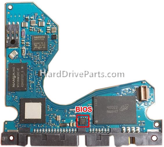 Échanger la puce du bios 100765655 PCB Disque Dur Seagate