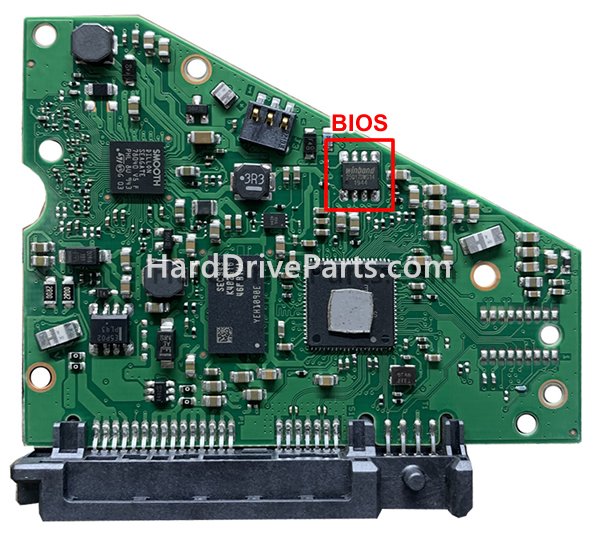 Échanger la puce du bios 100846468 PCB Disque Dur Seagate