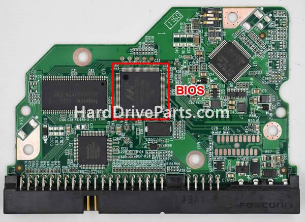 Échanger la puce du bios 2060-701596-001 PCB Disque Dur WD