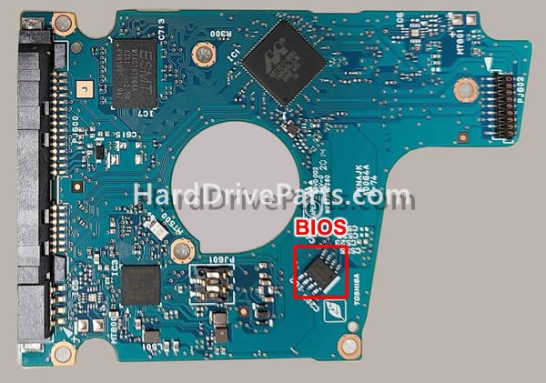 Échanger la puce du bios G0064A PCB Disque Dur Toshiba