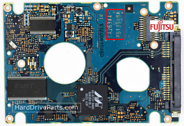 Changer carte contrôleur disque dur Fujitsu