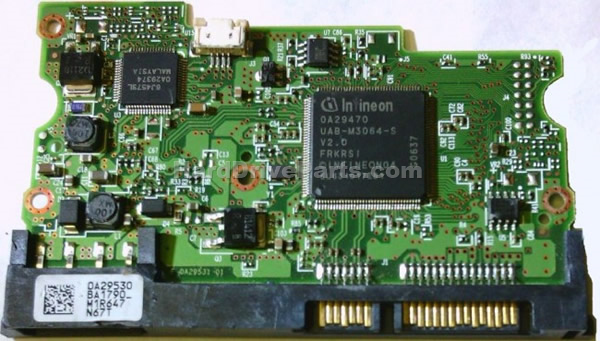 Hitachi HUA721010KLA330 Carte PCB 0A29470