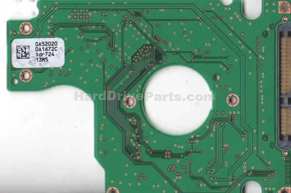 Hitachi HTS541640J9SA00 Carte PCB 0A52020