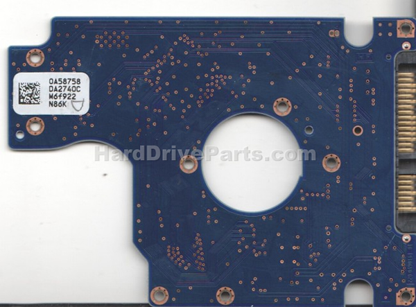 Hitachi HTS545025B9SA02 Carte PCB 0A58758 - Cliquez sur l'image pour la fermer