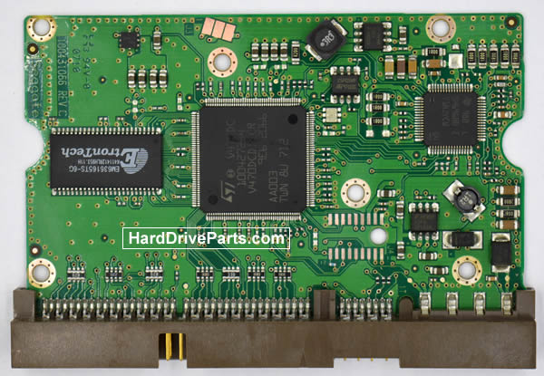 Seagate ST3160215ACE Carte PCB 100431066 - Cliquez sur l'image pour la fermer