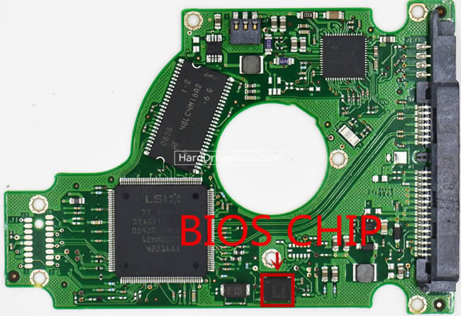 Seagate ST980817AS Carte PCB 100484444