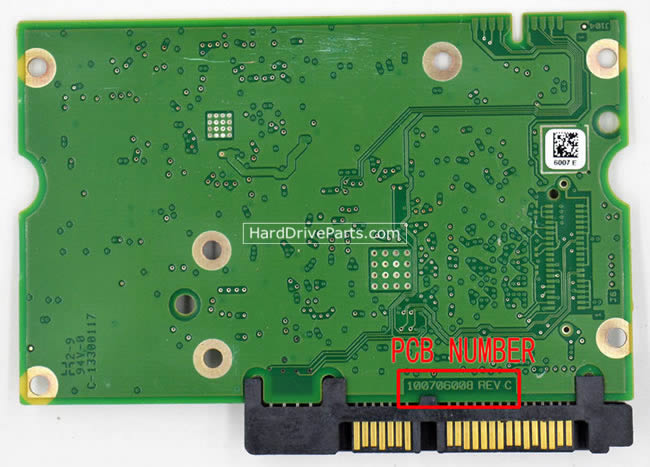 Seagate ST3000NM0033 Carte PCB 100706008