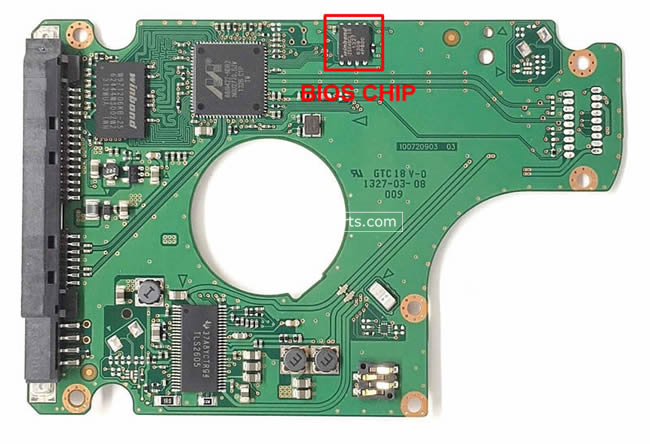 Seagate ST750LM022 Carte PCB 100720903